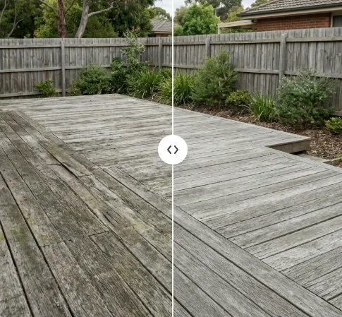 Deck pressure washing Melbourne