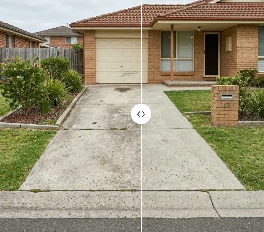 Driveway pressure washing Melbourne